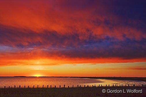 Powderhorn Lake Sunset_30484.jpg - Texas Gulf Coast photographed near Port Lavaca, Texas, USA.
